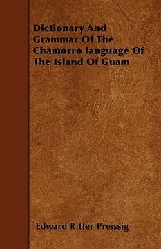 portada dictionary and grammar of the chamorro language of the island of guam (en Inglés)