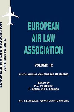 portada european air law association series volume 12: ninth annual conference in madrid (in English)