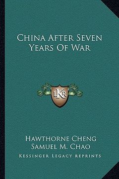 portada china after seven years of war (en Inglés)