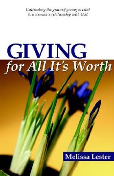 portada giving for all it's worth (in English)