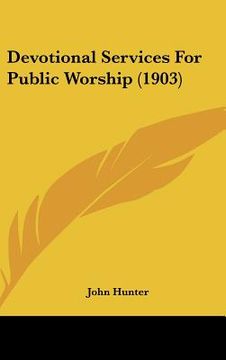 portada devotional services for public worship (1903) (en Inglés)