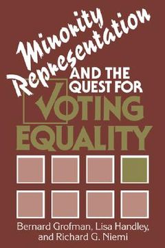portada Minority Representation and the Quest for Voting Equality (en Inglés)