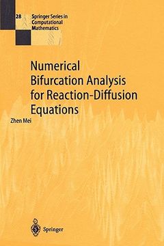 portada numerical bifurcation analysis for reaction-diffusion equations (en Inglés)