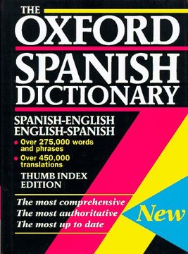portada Oxford Spanish Dictionary Spanish English English Spanish con Uñero