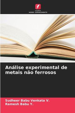 portada Análise experimental de metais não ferrosos (in Portuguese)