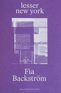 portada Fia Backström: Lesser new York (Greater new York) (en Inglés)