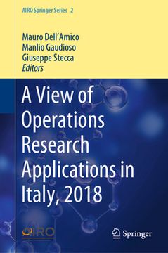 portada A View of Operations Research Applications in Italy, 2018 (en Inglés)