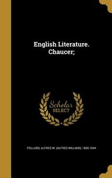 portada English Literature. Chaucer;