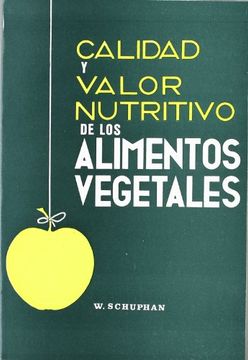 portada Calidad y Valor Nutritivo de los Alimentos Vegetales