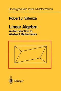 portada linear algebra: an introduction to abstract mathematics (in English)