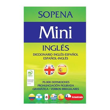 portada Diccionario Sopena Mini Ingles-Español Spanish-English