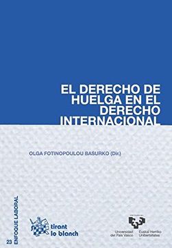 portada El Derecho de Huelga en el Derecho Internacional (in Spanish)