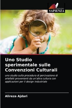 portada Uno Studio sperimentale sulle Convenzioni Culturali (en Italiano)