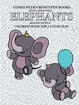 portada Coloring Book for 4-5 Year Olds (Elephants) (en Inglés)