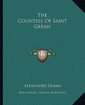 portada the countess of saint geran (en Inglés)