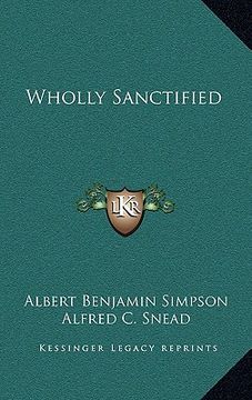 portada wholly sanctified