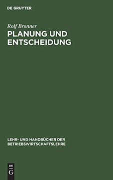 portada Planung und Entscheidung: Grundlagen - Methoden - Fallstudien 