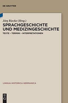 portada Sprachgeschichte und Medizingeschichte 