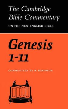 portada Cambridge Bible Commentaries: Old Testament 32 Volume Set: Cbc: Genesis 1-11 (Cambridge Bible Commentaries on the old Testament) (en Inglés)