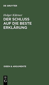 portada Der Schluß auf die Beste Erklärung (in German)