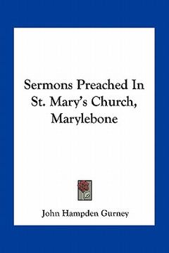 portada sermons preached in st. mary's church, marylebone (in English)