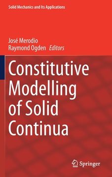 portada Constitutive Modelling of Solid Continua (en Inglés)