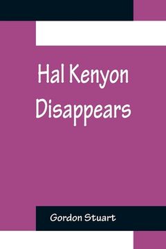 portada Hal Kenyon Disappears (en Inglés)