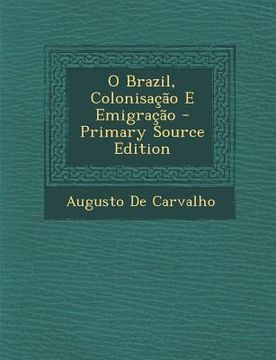 portada O Brazil, Colonisacao E Emigracao (in Portuguese)