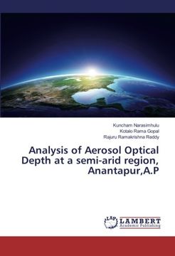 portada Analysis of Aerosol Optical Depth at a semi-arid region, Anantapur,A.P