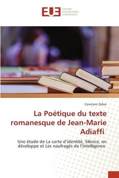 portada La Poétique du texte romanesque de Jean-Marie Adiaffi (in French)