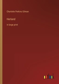 portada Herland: in large print (en Inglés)