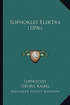 portada sophokles elektra (1896) (en Inglés)