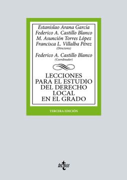 portada Lecciones para el estudio del derecho local en el grado (en Castellano)