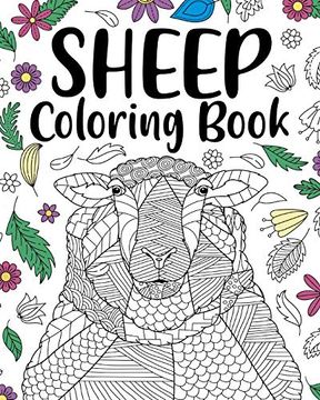 portada Sheep Coloring Book (en Inglés)