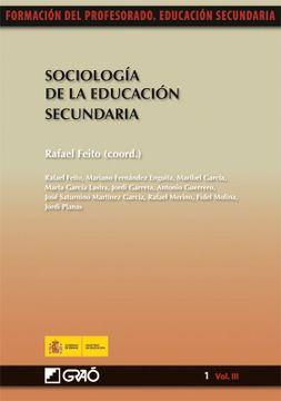 portada Sociología de la Educación Secundaria (in Spanish)