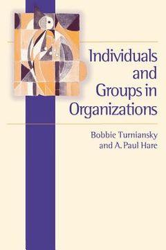 portada individuals and groups in organizations (en Inglés)
