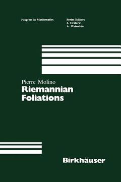 portada Riemannian Foliations (in English)