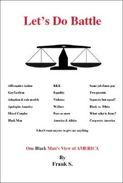 portada let's do battle: a black man's view of america (en Inglés)
