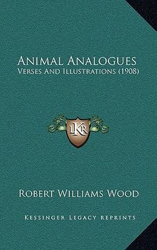 portada animal analogues: verses and illustrations (1908) (in English)