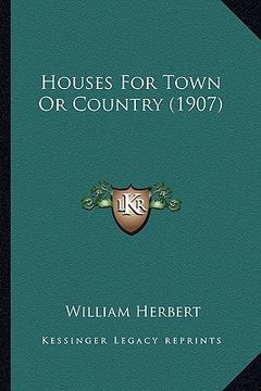 portada houses for town or country (1907)