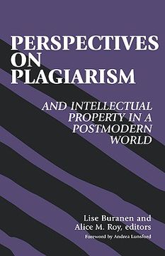 portada perspectives on plagiarism and intellectual property in a postmodern world