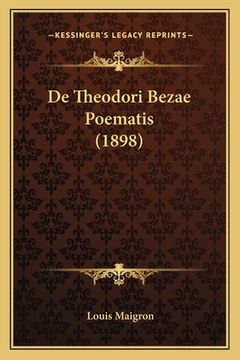 portada De Theodori Bezae Poematis (1898) (en Latin)