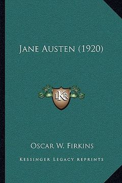 portada jane austen (1920) (en Inglés)