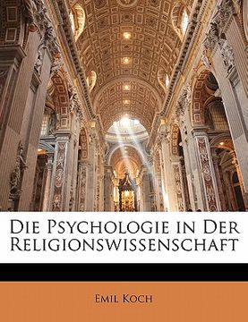 portada Die Psychologie in Der Religionswissenschaft (in German)