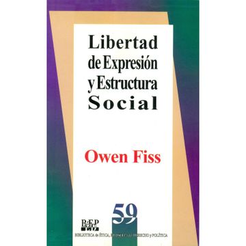 portada Libertad de Expresión y Estructura Social (in Spanish)