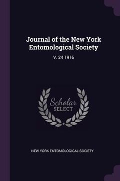 portada Journal of the New York Entomological Society: V. 24 1916
