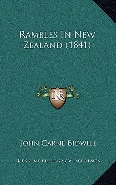 portada rambles in new zealand (1841)