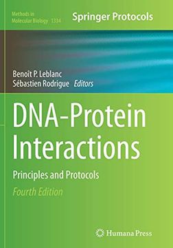portada Dna-Protein Interactions: Principles and Protocols (en Inglés)