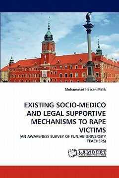 portada existing socio-medico and legal supportive mechanisms to rape victims (en Inglés)