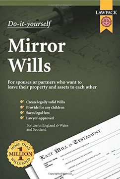 portada Do-It-Yourself Mirror Wills: For Spouses or Partners who Want to Leave Their Property and Assets to Each Other (en Inglés)